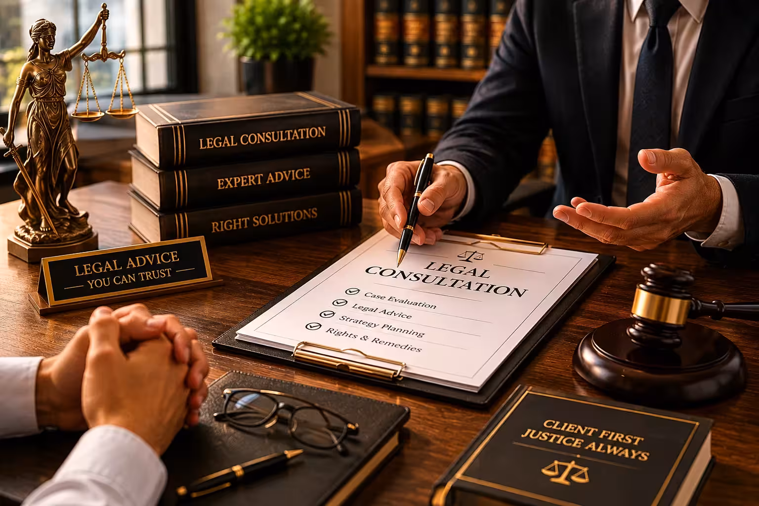 Legal consultation and document review at our Lahore office